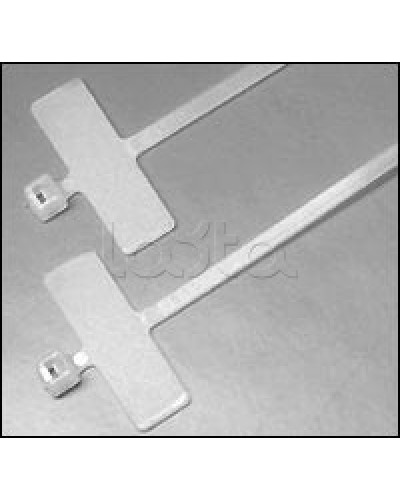 Хомут-стяжка нейлоновый, неоткрывающийся, с площадкой для маркировки 200x2.5 мм Hyperline GTK-200MC (100 шт/уп.) в Чебоксарах Стяжки-хомуты Pintop.ru