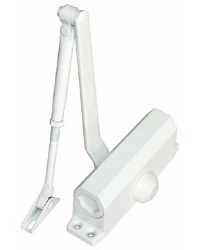 Доводчик двери c тягой EN 3-6, 40 - 130 кг Smartec ST-DC036BCDA-WT в Чебоксарах Доводчики Pintop.ru