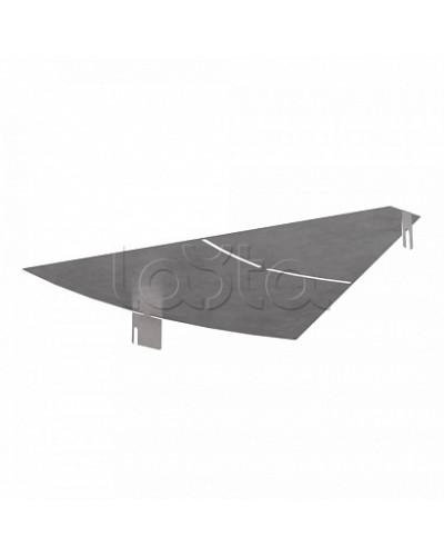 Крышка угла горизонтального изменяемого 0-45 градусов Стандарт 600 Промрукав (PR16.1010) в Чебоксарах Аксессуары для кабель-канала Pintop.ru