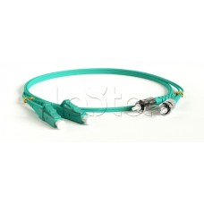 Патч-корд волоконно-оптический Hyperline FC-D2-503-LC/PR-ST/PR-H-2M-LSZH-AQ