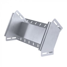 Угол вертикальный внешний 45 градусов Стандарт INOX (AISI 316) 400х100 Промрукав (PR16.2942)