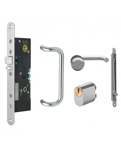Готовый комплект для установки замка RusGuard Моторный замок RG-Lock 595 (KIT) (Комплект) в Чебоксарах Защелки Pintop.ru