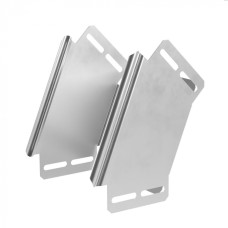 Угол вертикальный внешний 90 градусов Стандарт INOX (AISI 304) 150х100 Промрукав (PR16.2993)