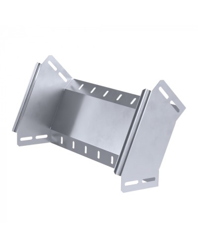 Угол вертикальный внешний 45 градусов Стандарт INOX (AISI 316) 400х100 Промрукав (PR16.2942) в Чебоксарах Аксессуары для лотков Pintop.ru