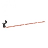 Держатель под черепицу с крючком с пластиковым фиксатором L=415 Cu EKF PROxima (lp-d2213-cu)