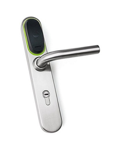 Замок электромеханический для двери IronLogic Eurolock EHT net (серебро) dd = 92 мм в Чебоксарах Электромеханические замки Pintop.ru