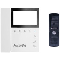 Комплект видеодомофона Falcon Eye Lira + AVP-505 (PAL) (Темно-Серый Видеодомофон. Дисплей 4,3 дюйма, TFT, разрешение 480 × 272, сенсорные кнопки. Подключение: до 2-х вызывных панелей и до 2-х камер, OSD меню. Питание: AC 220 В, встроенный БП. Вызывна